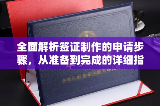灵川全面解析签证制作的申请步骤，从准备到完成的详细指南